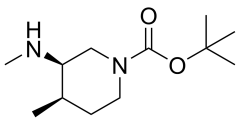 tert-butyl (3S,4S)-4-methyl-3-(methylamino)piperidine-1-carboxylate hemioxalate
