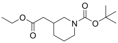 tert-butyl 3-(2-ethoxy-2-oxoethyl)piperidine-1-carboxylate