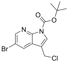 tert-butyl 5-bromo-3-(chloromethyl)-1H-pyrrolo[2,3-b]pyridine-1-carboxylate
