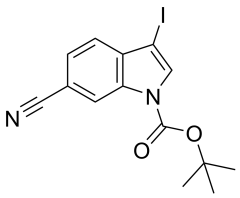 tert-butyl 6-cyano-3-iodo-1H-indole-1-carboxylate