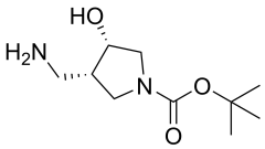 tert-butyl cis-3-(aminomethyl)-4-hydroxypyrrolidine-1-carboxylate