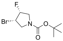 tert-butyl cis-3-bromo-4-fluoropyrrolidine-1-carboxylate