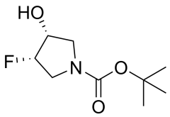 tert-butyl cis-3-fluoro-4-hydroxypyrrolidine-1-carboxylate
