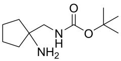 tert-butyl N-[(1-aminocyclopentyl)methyl]carbamate