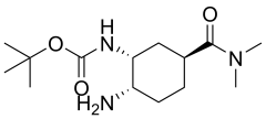 tert-butyl N-[(1R,2S,5S)-2-amino-5-(dimethylcarbamoyl)cyclohexyl]carbamate