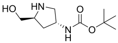 tert-butyl N-[(3R,5S)-5-(hydroxymethyl)pyrrolidin-3-yl]carbamate