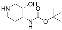 tert-butyl N-[(3S,4R)-3-hydroxypiperidin-4-yl]carbamate