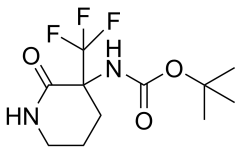 tert-butyl N-[2-oxo-3-(trifluoromethyl)piperidin-3-yl]carbamate