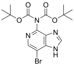 tert-butyl N-{7-bromo-1H-imidazo[4,5-c]pyridin-4-yl}-N-[(tert-butoxy)carbonyl]carbamate