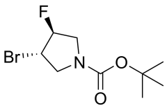 tert-butyl trans-3-bromo-4-fluoropyrrolidine-1-carboxylate