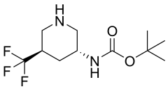 trans-3-(boc-amino)-5-(trifluormethyl)piperidine