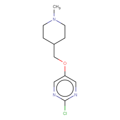2-chloro-5-[(1-methylpiperidin-4-yl)methoxy]pyrimidine