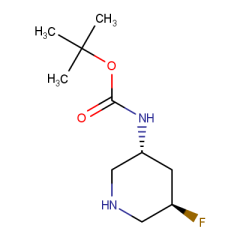 tert-butyl N-[(3R,5R)-5-fluoropiperidin-3-yl]carbamate