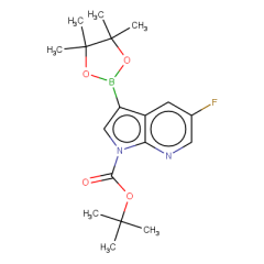 tert-butyl 5-fluoro-3-(4,4,5,5-tetramethyl-1,3,2-dioxaborolan-2-yl)-1h-pyrrolo[2,3-b]pyridine-1-carboxylate