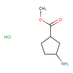 methyl trans-3-aminocyclopentane-1-carboxylate hydrochloride