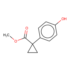 methyl 1-(4-hydroxyphenyl)cyclopropane-1-carboxylate