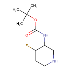tert-butyl N-(4-fluoropiperidin-3-yl)carbamate