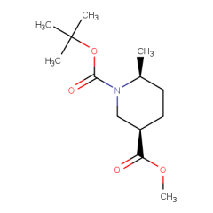 1-tert-butyl 3-methyl (3R,6S)-6-methylpiperidine-1,3-dicarboxylate