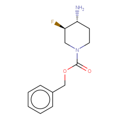 benzyl (3R,4R)-4-amino-3-fluoropiperidine-1-carboxylate