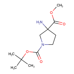 1-tert-butyl 3-methyl 3-aminopyrrolidine-1,3-dicarboxylate