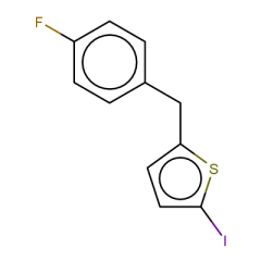 2-[(4-fluorophenyl)methyl]-5-iodothiophene