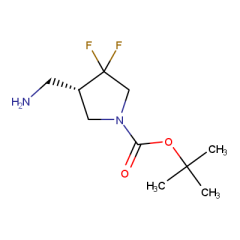 tert-butyl 4-(aminomethyl)-3,3-difluoropyrrolidine-1-carboxylate