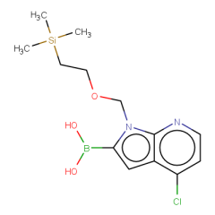 (4-chloro-1-{[2-(trimethylsilyl)ethoxy]methyl}-1H-pyrrolo[2,3-b]pyridin-2-yl)boronic acid