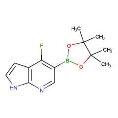 4-fluoro-5-(tetramethyl-1,3,2-dioxaborolan-2-yl)-1H-pyrrolo[2,3-b]pyridine