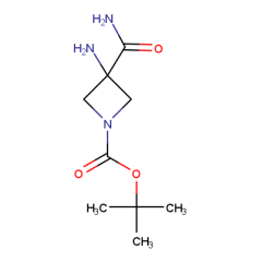 tert-butyl 3-amino-3-carbamoylazetidine-1-carboxylate