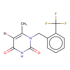 5-bromo-6-methyl-1-{[2-(trifluoromethyl)phenyl]methyl}-1,2,3,4-tetrahydropyrimidine-2,4-dione
