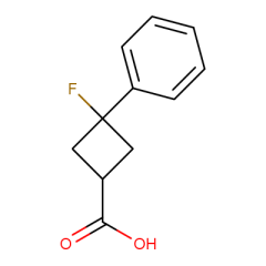 3-fluoro-3-phenylcyclobutane-1-carboxylic acid