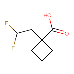 1-(2,2-difluoroethyl)cyclobutane-1-carboxylic acid