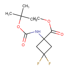 Methyl 1-{[(tert-butoxy)carbonyl]amino}-3,3-difluorocyclobutane-1-carboxylate
