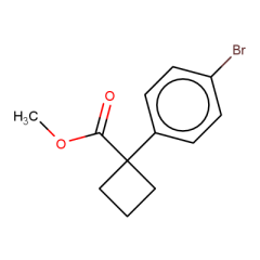 methyl 1-(4-bromophenyl)cyclobutane-1-carboxylate