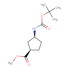 methyl (1R,3S)-3-{[(tert-butoxy)carbonyl]amino}cyclopentane-1-carboxylate