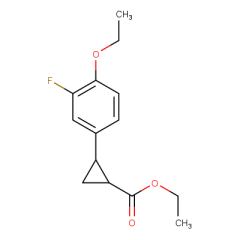 ethyl (1S,2S)-rel-2-(4-ethoxy-3-fluorophenyl)cyclopropane-1-carboxylate