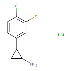 (1S,2R)-rel-2-(4-chloro-3-fluorophenyl)cyclopropan-1-amine hydrochloride