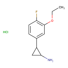 (1S,2R)-rel-2-(3-ethoxy-4-fluorophenyl)cyclopropan-1-amine hydrochloride
