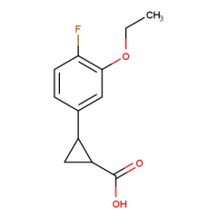 (1R,2R)-rel-2-(3-ethoxy-4-fluorophenyl)cyclopropane-1-carboxylic acid