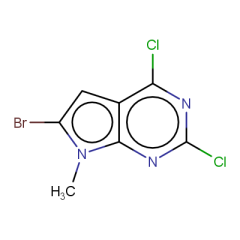 6-bromo-2,4-dichloro-7-methyl-7H-pyrrolo[2,3-d]pyrimidine