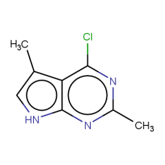 4-chloro-2,5-dimethyl-7H-pyrrolo[2,3-d]pyrimidine
