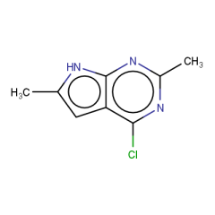 4-chloro-2,6-dimethyl-7H-pyrrolo[2,3-d]pyrimidine