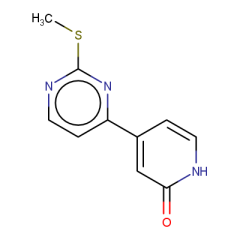 4-[2-(methylsulfanyl)pyrimidin-4-yl]-1,2-dihydropyridin-2-one