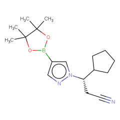 3-cyclopentyl-3-[4-(4,4,5,5-tetramethyl-1,3,2-dioxaborolan-2-yl)-1H-pyrazol-1-yl]propanenitrile