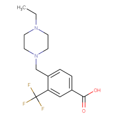 4-[(4-ethylpiperazin-1-yl)methyl]-3-(trifluoromethyl)benzoic acid hydrochloride