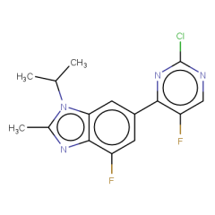 6-(2-chloro-5-fluoropyrimidin-4-yl)-4-fluoro-2-methyl-1-(propan-2-yl)-1H-1,3-benzodiazole