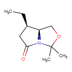 (7R,7aS)-7-ethyl-3,3-dimethyl-hexahydropyrrolo[1,2-c][1,3]oxazol-5-one