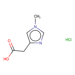2-(1-methyl-1H-imidazol-4-yl)acetic acid hydrochloride