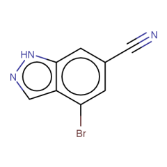 4-bromo-1H-indazole-6-carbonitrile