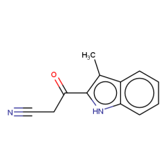 3-(3-methyl-1H-indol-2-yl)-3-oxopropanenitrile